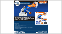 AMOLADORA A BATERÍA WADFORD WLAP522