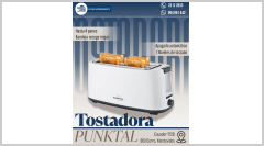 TOSTADORA 4 PANES PUNKTAL I PK-T804